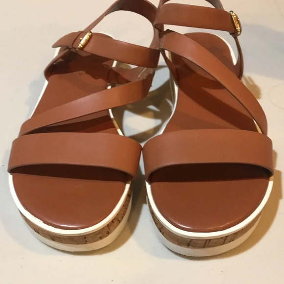 Marc Fisher Goget Strappy Sandal Open Toe Natural Color-Size 8 - Picture 9 of 10